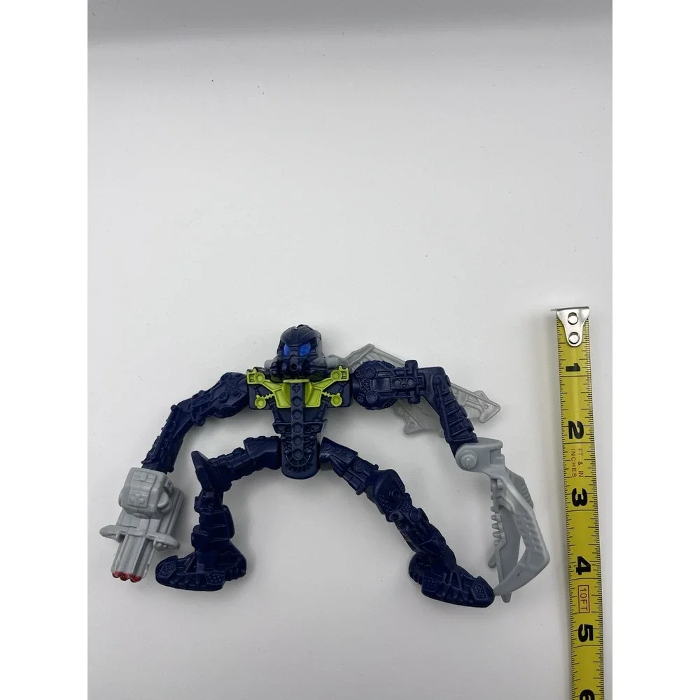 LEGO Bionicle 8930 Dekar Matoran of Mahri Nui -‎ Blue Figure - AS IS / Parts